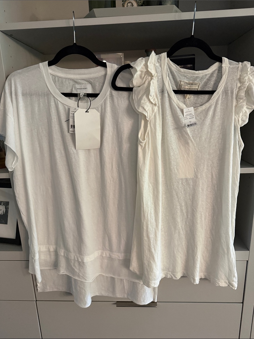 TWO NWT Current/Elliott tops